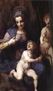 Andrea del Sarto Our Lady of St. John and the small sub oil painting on canvas